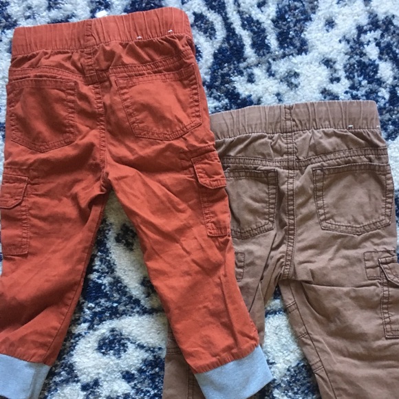 2 pairs Cat and Jack cotton joggers sz 2t boys - Picture 3 of 3